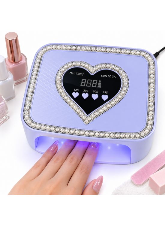 LÁMPARA UV LED PARA UÑAS DISEÑO CORAZÓN SUN 60 2A - 3