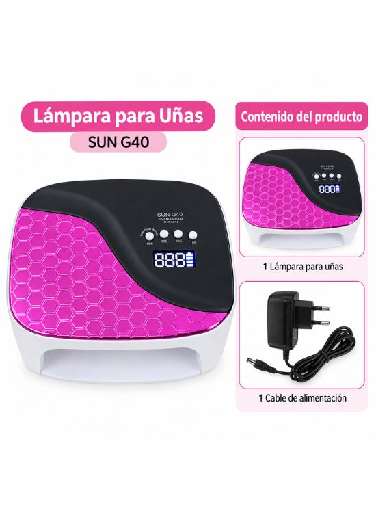 LÁMPARA UV LED PROFESIONAL PARA UÑAS SUN G40 - 2