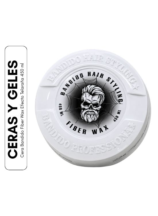 CERA BANDIDO FIBER WAX EFECTO TELARAÑA 450 ML - 1