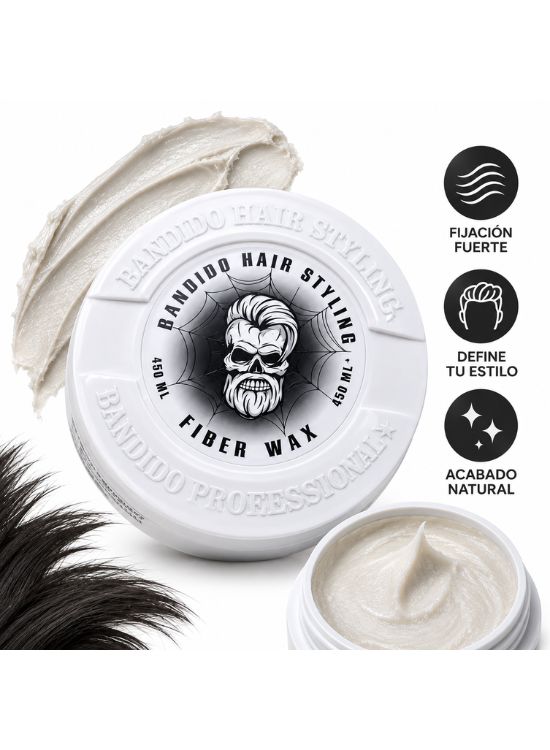 CERA BANDIDO FIBER WAX EFECTO TELARAÑA 450 ML - 2