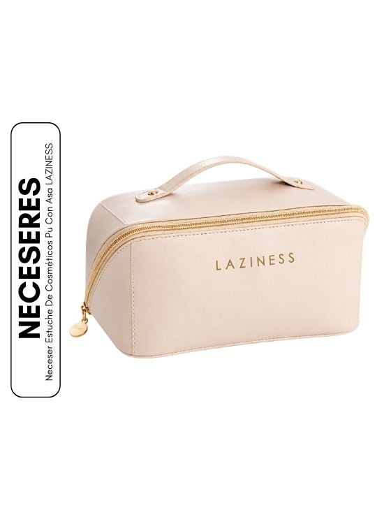 NECESER ESTUCHE DE COSMÉTICOS PU CON ASA LAZINESS - 1