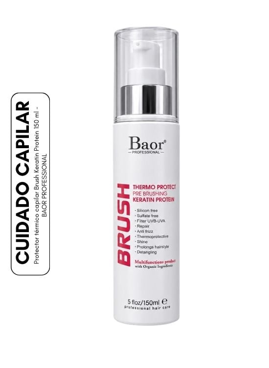 PROTECTOR TÉRMICO CAPILAR BRUSH KERATIN PROTEIN 150 ML - BAOR PROFESSIONAL - 1