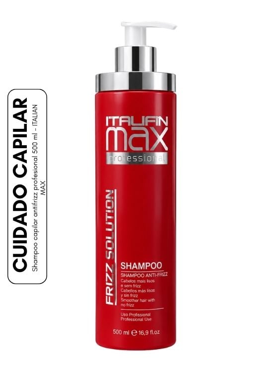 SHAMPOO CAPILAR ANTIFRIZZ PROFESIONAL 500 ML - ITALIAN MAX - 1