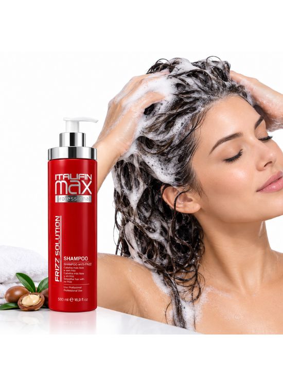 SHAMPOO CAPILAR ANTIFRIZZ PROFESIONAL 500 ML - ITALIAN MAX - 3