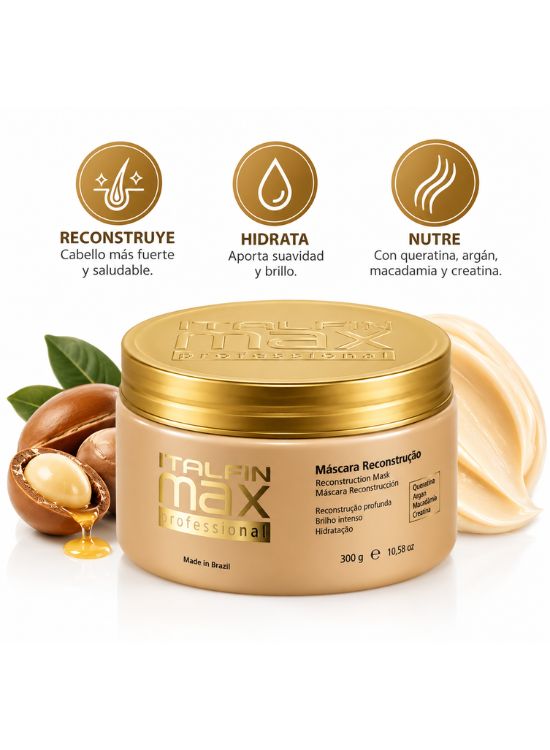 MASCARILLA CAPILAR RECONSTRUCTORA 285 G - ITALIAN MAX - 2