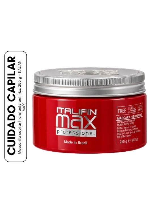 MASCARILLA CAPILAR HIDRATANTE ANTIFRIZZ 285 G - ITALIAN MAX - 1
