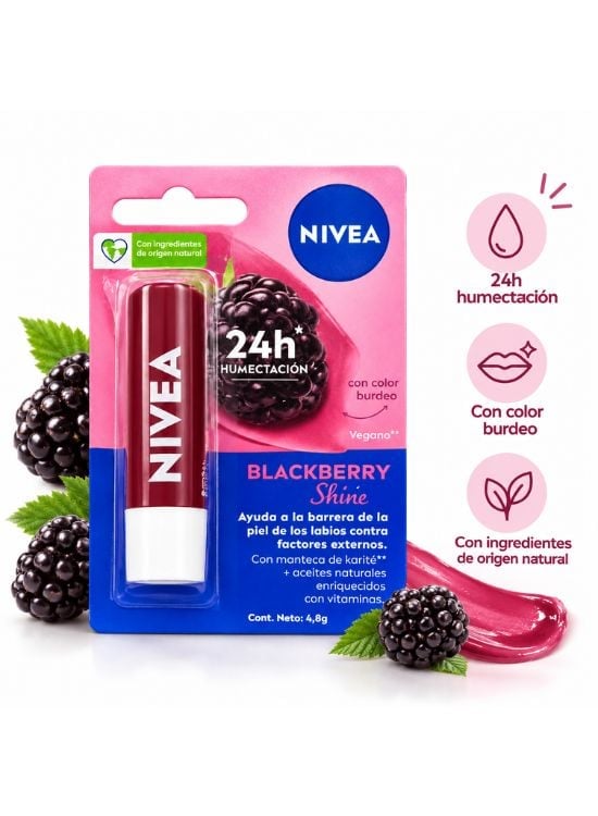 PROTECTOR LABIAL BLACKBERRY SHINE - 2