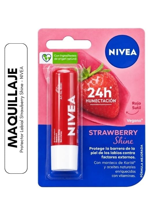 PROTECTOR LABIAL STRAWBERRY SHINE - 1