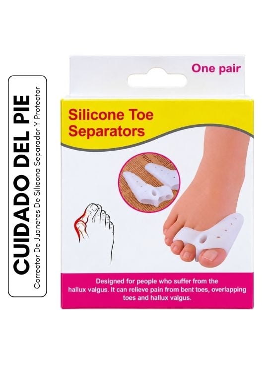 CORRECTOR DE JUANETES DE SILICONA SEPARADOR Y PROTECTOR - 1