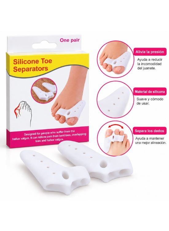 CORRECTOR DE JUANETES DE SILICONA SEPARADOR Y PROTECTOR - 2