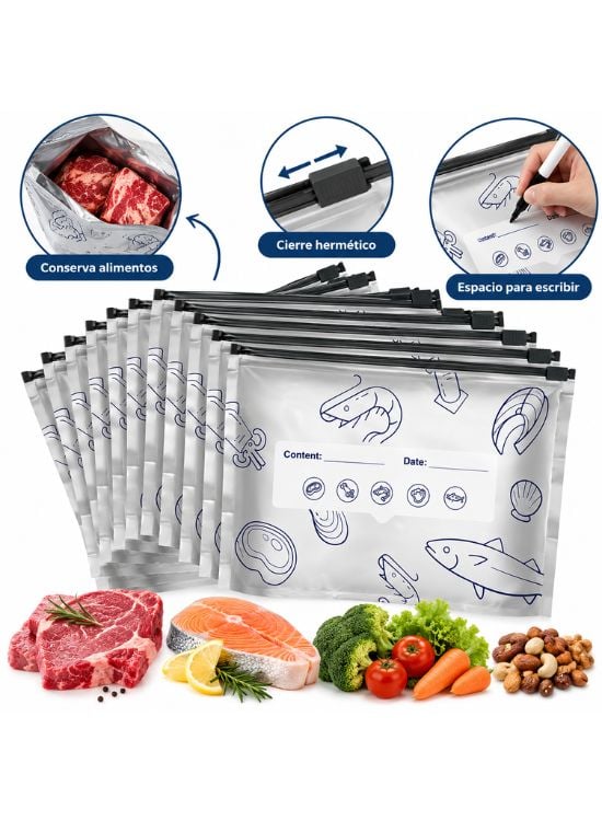 SET DE 10 BOLSAS DE ALUMINIO - 2