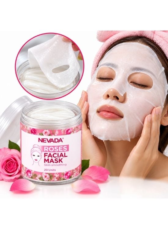 MASCARILLA FACIAL ROSA 20 UNI. - NEVADA - 3