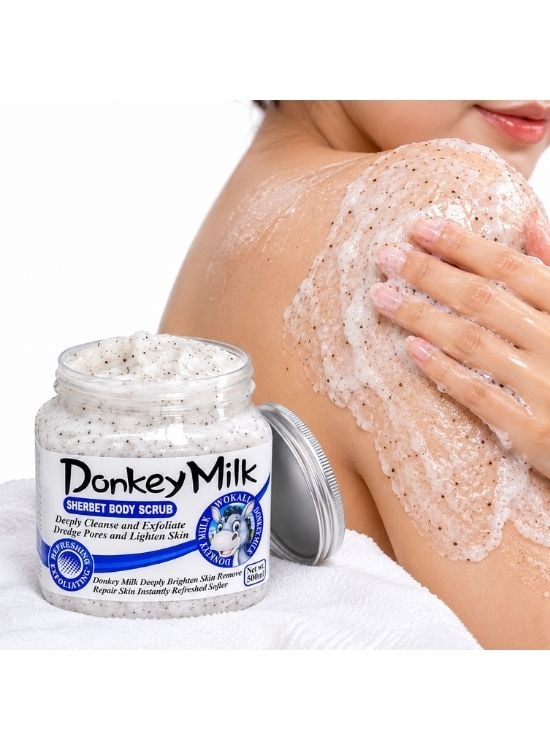 EXFOLIANTE CORPORAL LECHE DE BURRA 500 GR - WOKALI - 3