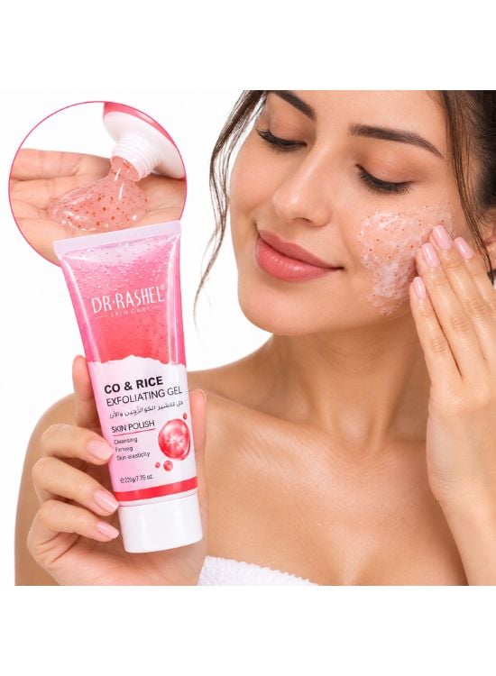 EXFOLIANTE FACIAL COLÁGENO Y ARROZ 220 GR - DR RASHEL - 3