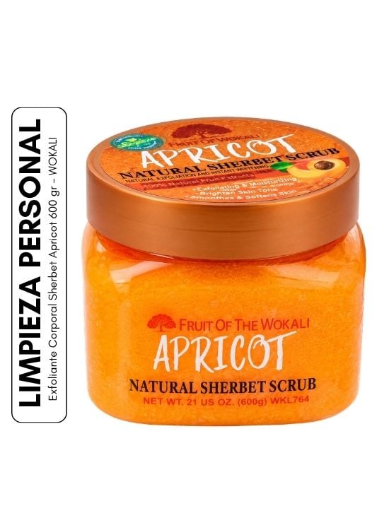 EXFOLIANTE CORPORAL SHERBET APRICOT 600 GR - WOKALI - 1