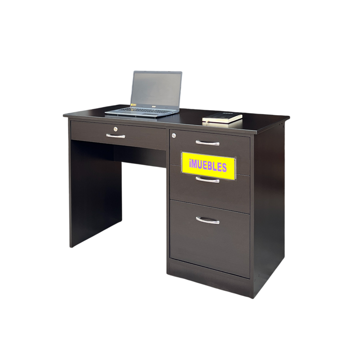 Escritorio Ejecutivo 120 cm ASES color Wengue - 3