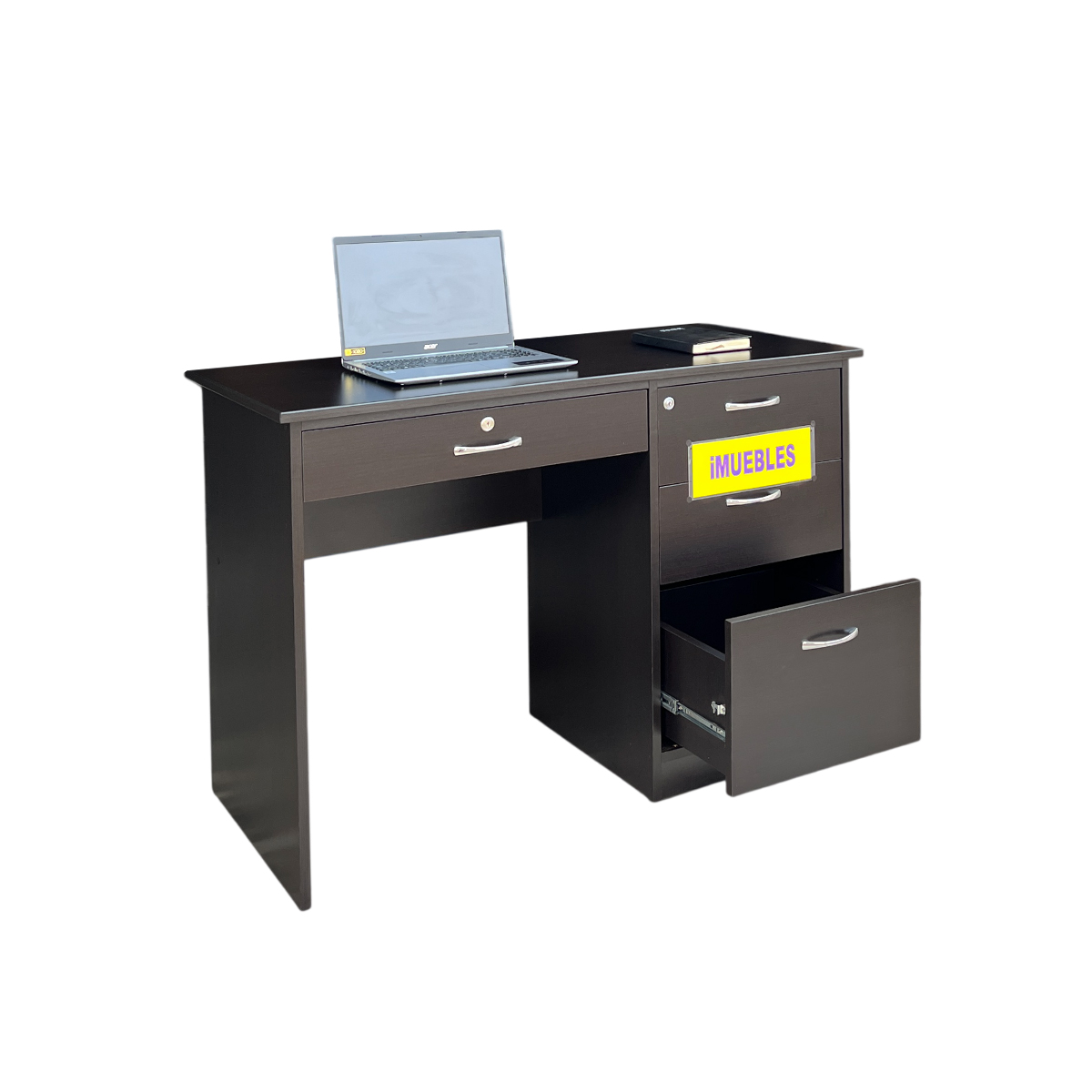 Escritorio Ejecutivo 120 cm ASES color Wengue - 4
