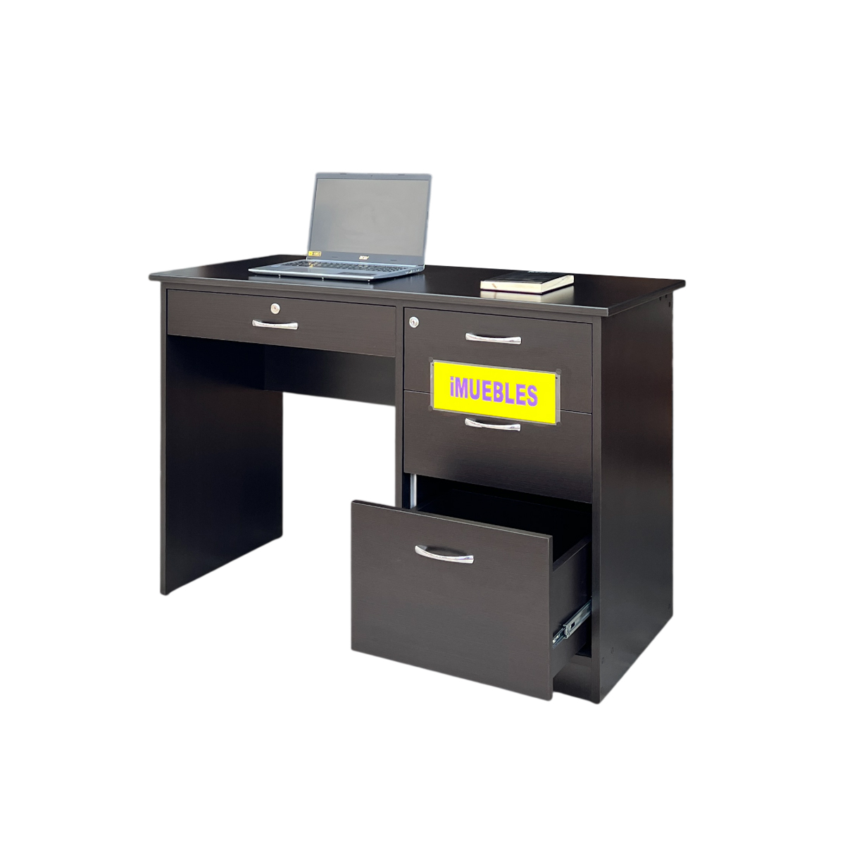 Escritorio Ejecutivo 120 cm ASES color Wengue - 5
