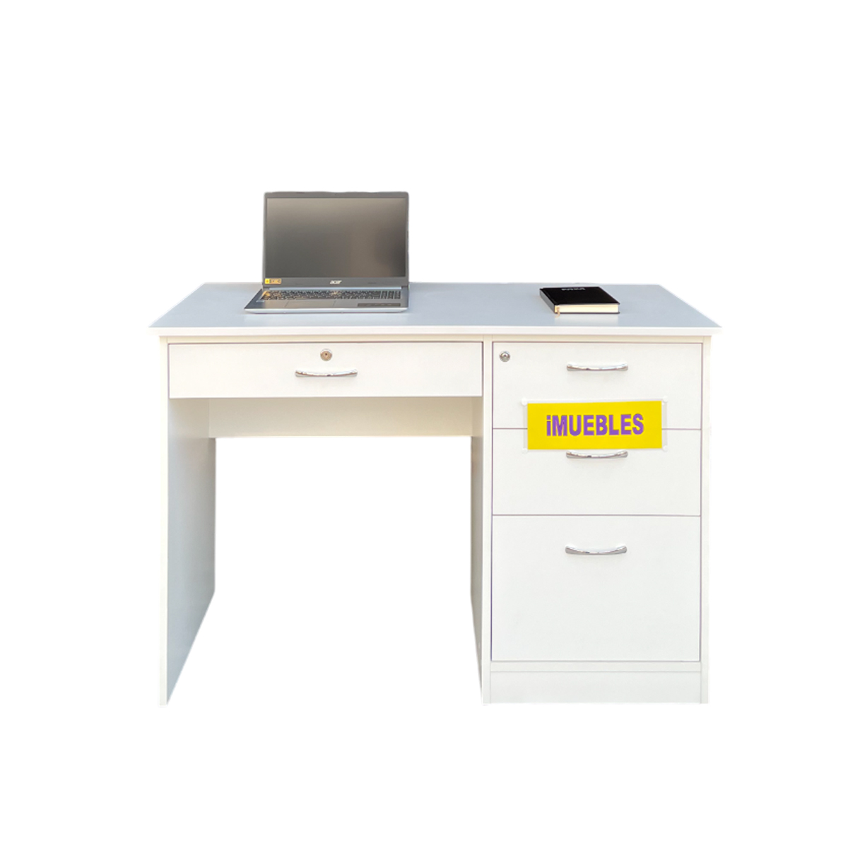 Escritorio Ejecutivo 120 cm ASES color Blanco - 1