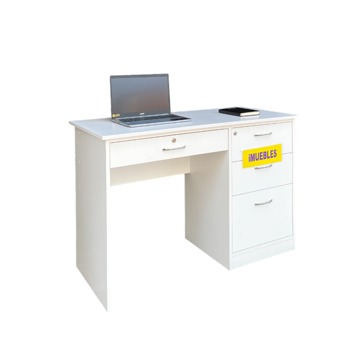 Escritorio Ejecutivo 120 cm ASES color Blanco - 2