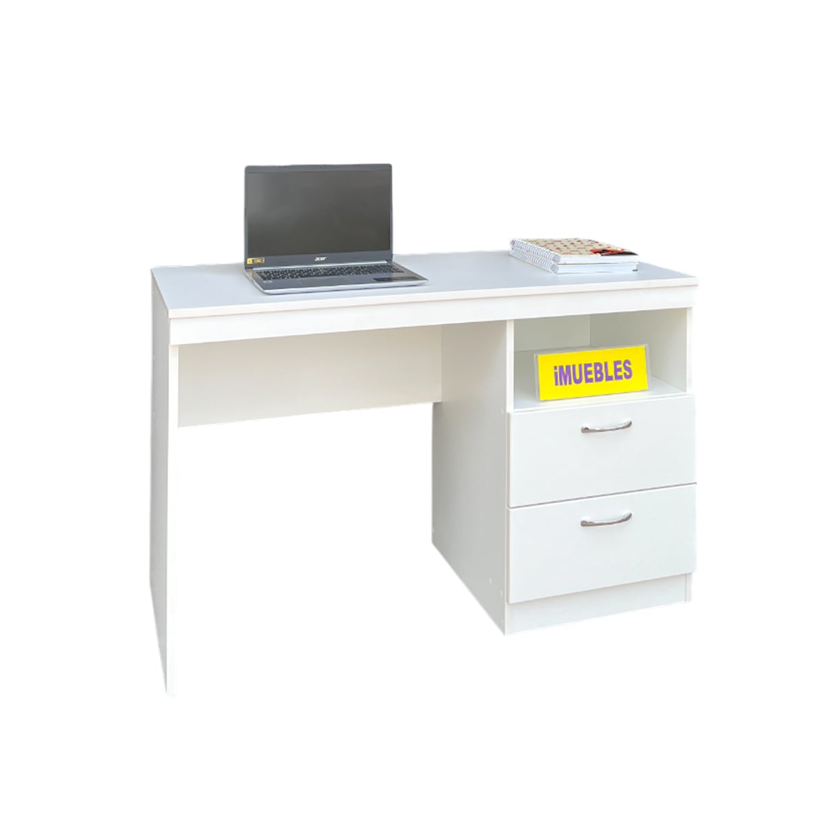 Escritorio de Oficina 120 cm PES color Blanco - 2