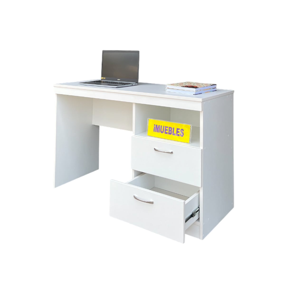 Escritorio de Oficina 120 cm PES color Blanco - 3