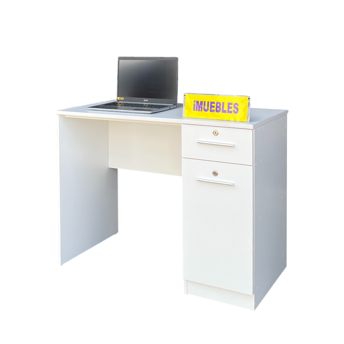 Escritorio de Oficina 100 cm BETH color Blanco - 1