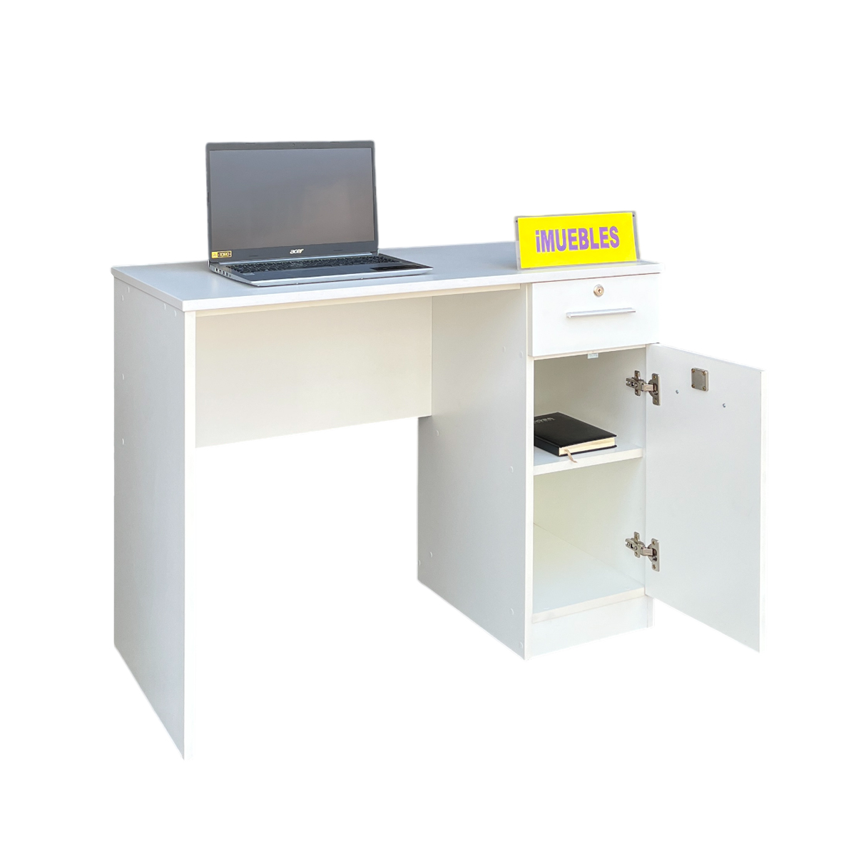 Escritorio de Oficina 100 cm BETH color Blanco - 4