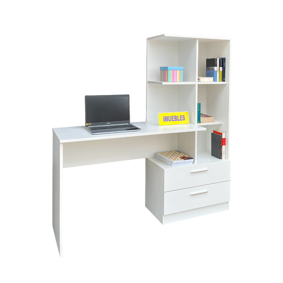 Módulo de Estudio NANCY 145 cm color Blanco - 3