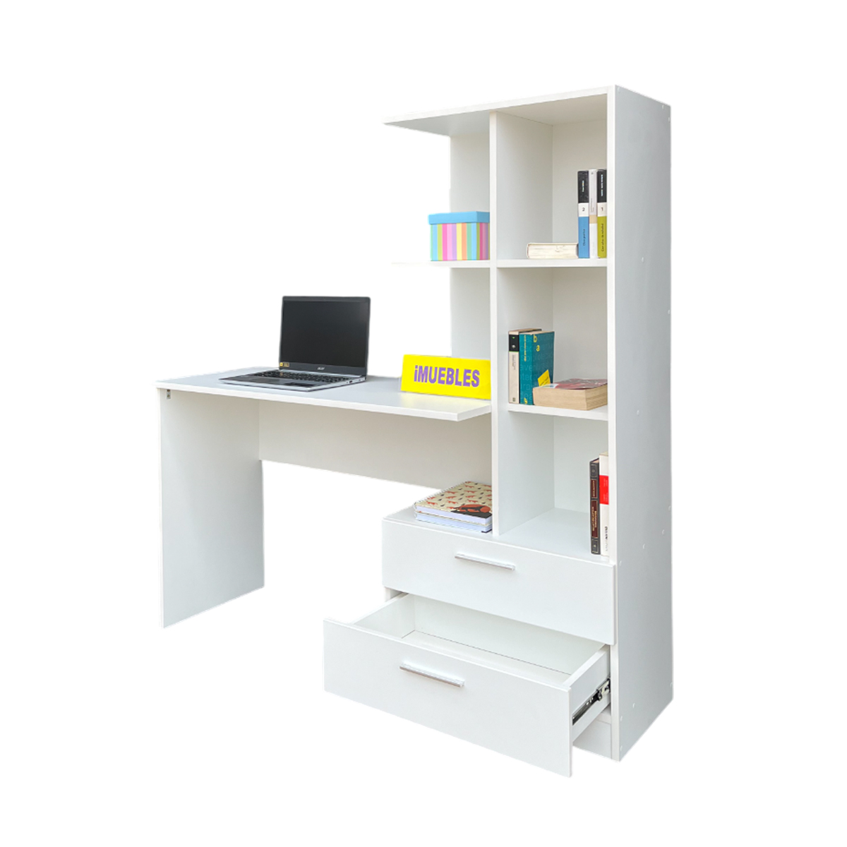 Módulo de Estudio NANCY 145 cm color Blanco - 4
