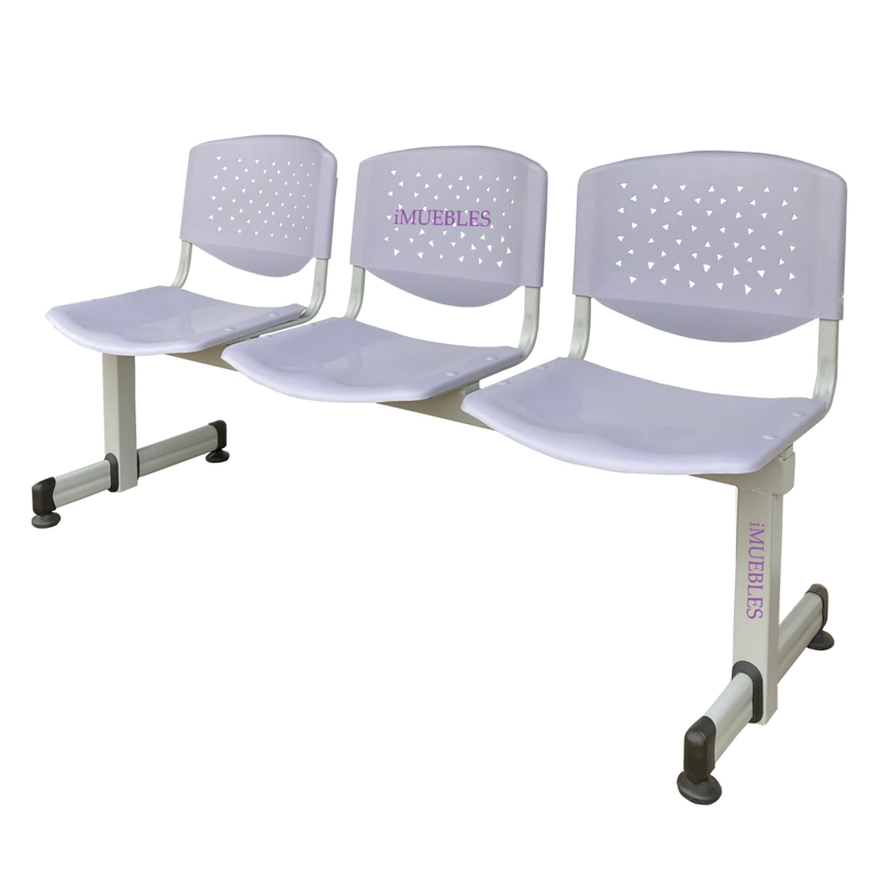 BANCA DE ESPERA TÁNDEM DE 3 ASIENTOS COLOR GRIS – MODELO T3 – TEMEL - 3
