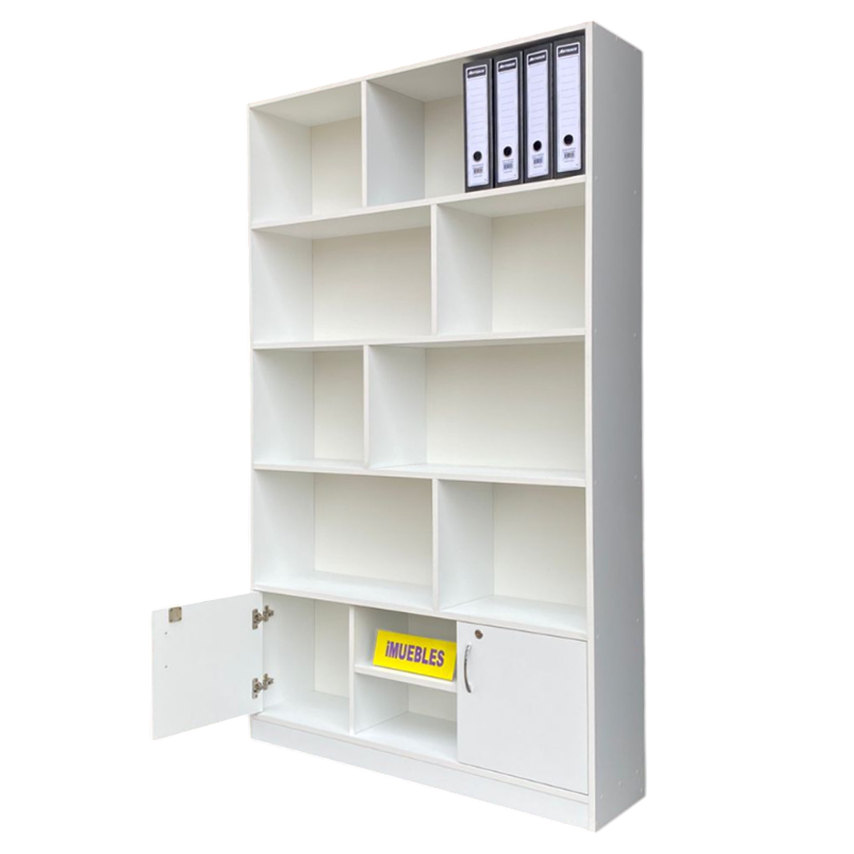 Estante de Oficina 120 cm KALE color Blanco - 2