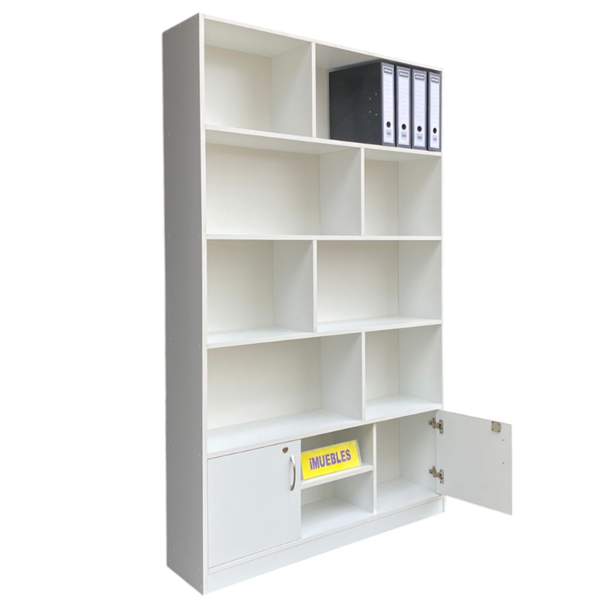 Estante de Oficina 120 cm KALE color Blanco - 3