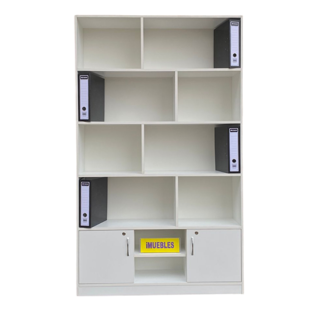 Estante de Oficina 120 cm KALE color Blanco - 4