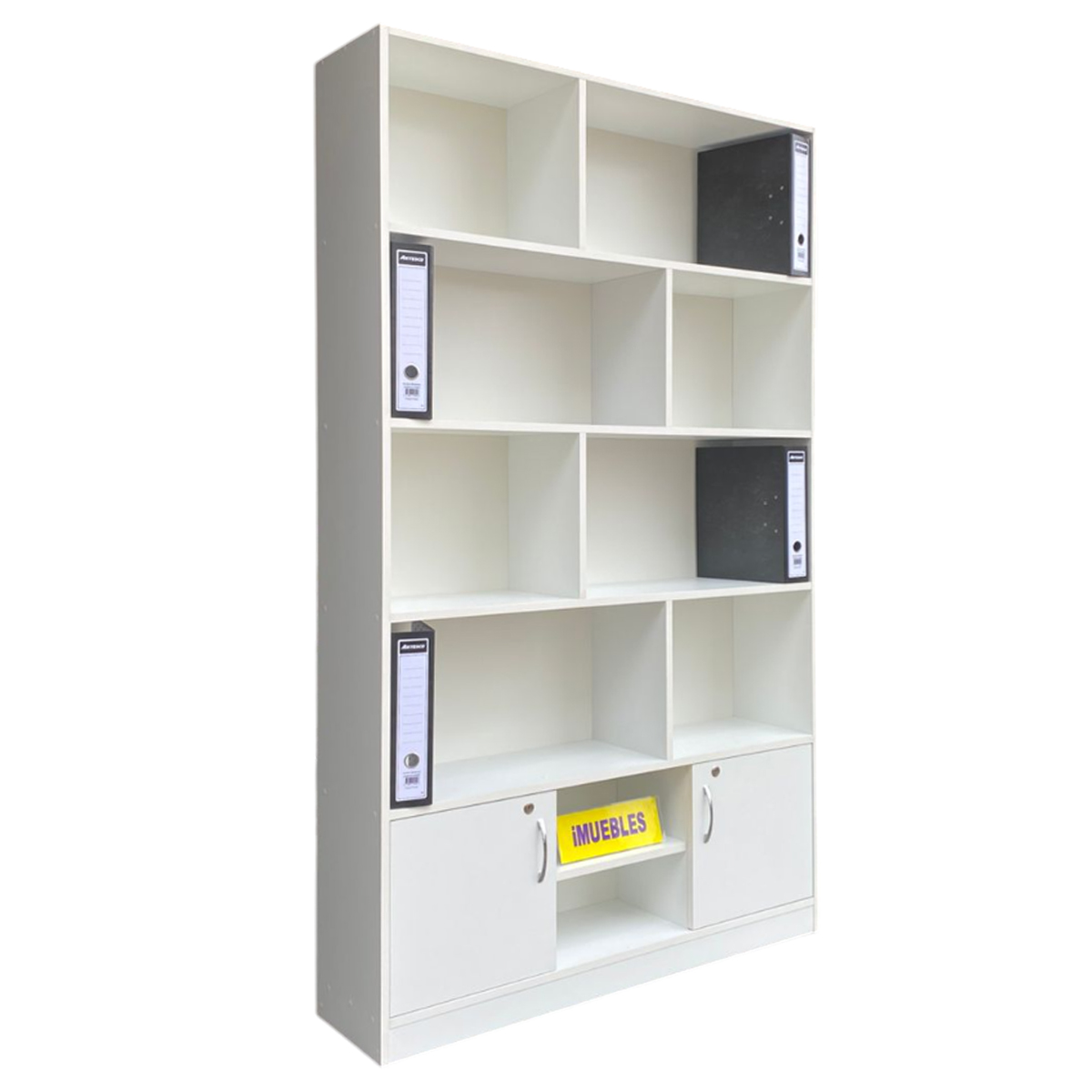 Estante de Oficina 120 cm KALE color Blanco - 6