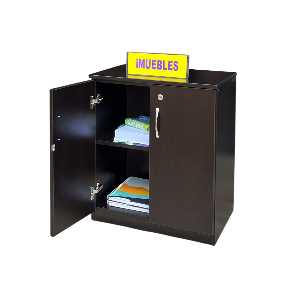 MESA AUXILIAR PARA IMPRESORA Y OFICINA YAZY TEMEL COLOR WENGUE - 3