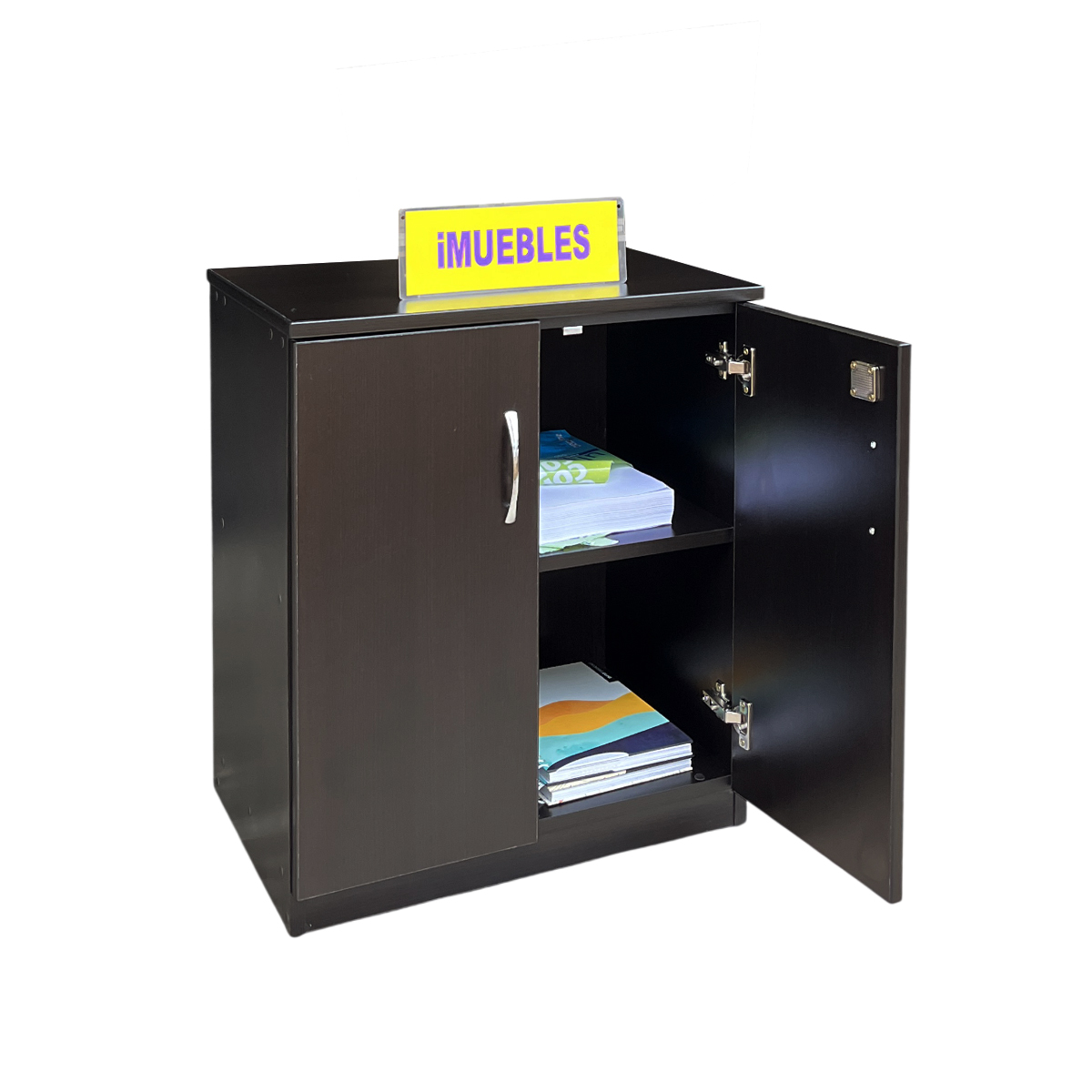 MESA AUXILIAR PARA IMPRESORA Y OFICINA YAZY TEMEL COLOR WENGUE - 4