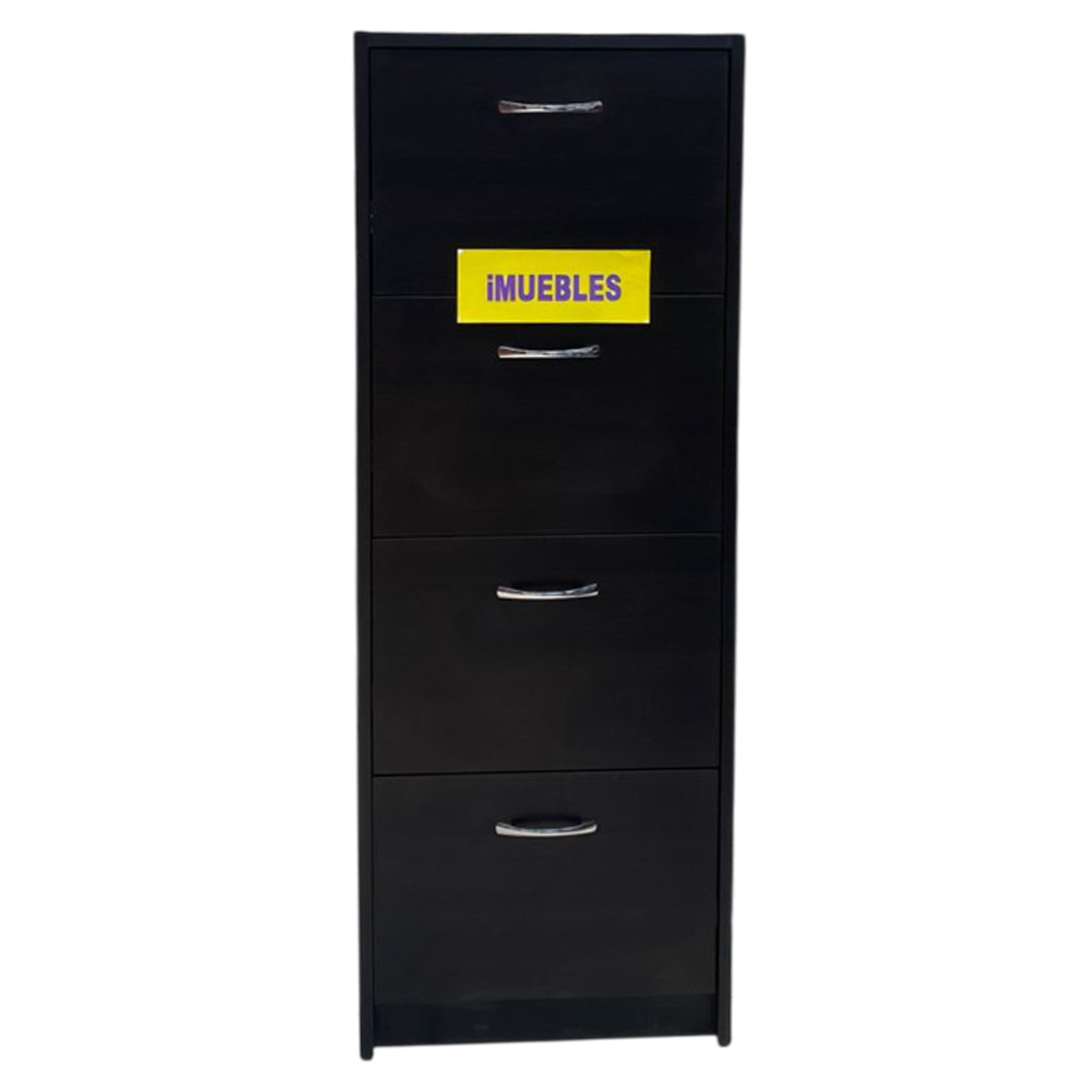 ARCHIVADOR OFICINA, CAJONERA 04 PARA FOLDER COLGANTE LLAVE WENGUE - TEMEL - 5