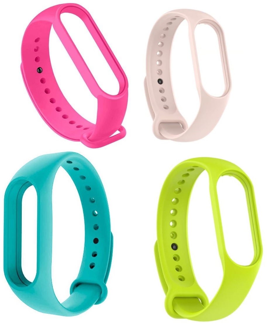 CORREA SILICONA XIAOMI MI BAND 4 X 4 UNIDADES - 1