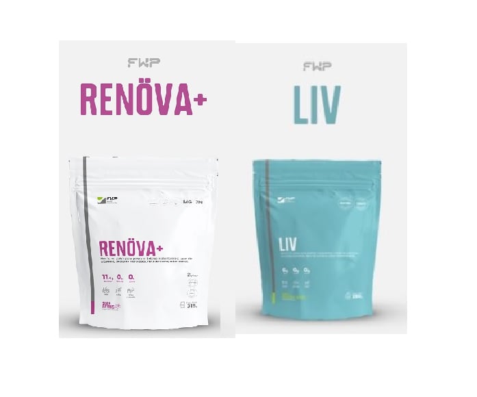 RENÖVA+ COLÁGENO HIDROLIZADO BERRIES 315G +LIV SUPLEMENTO NATURAL DE MANZANA 280G - 1