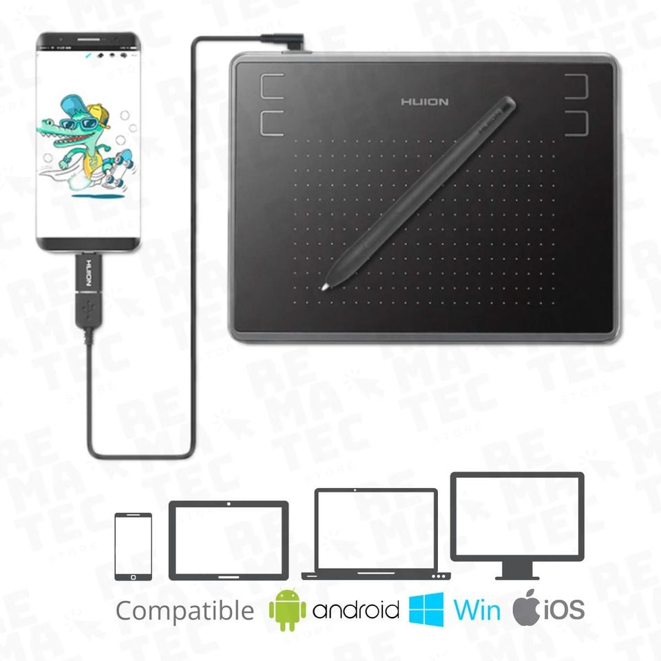 TABLETA GRAFICA DIGITAL HUION INSPIROY H430P - 3