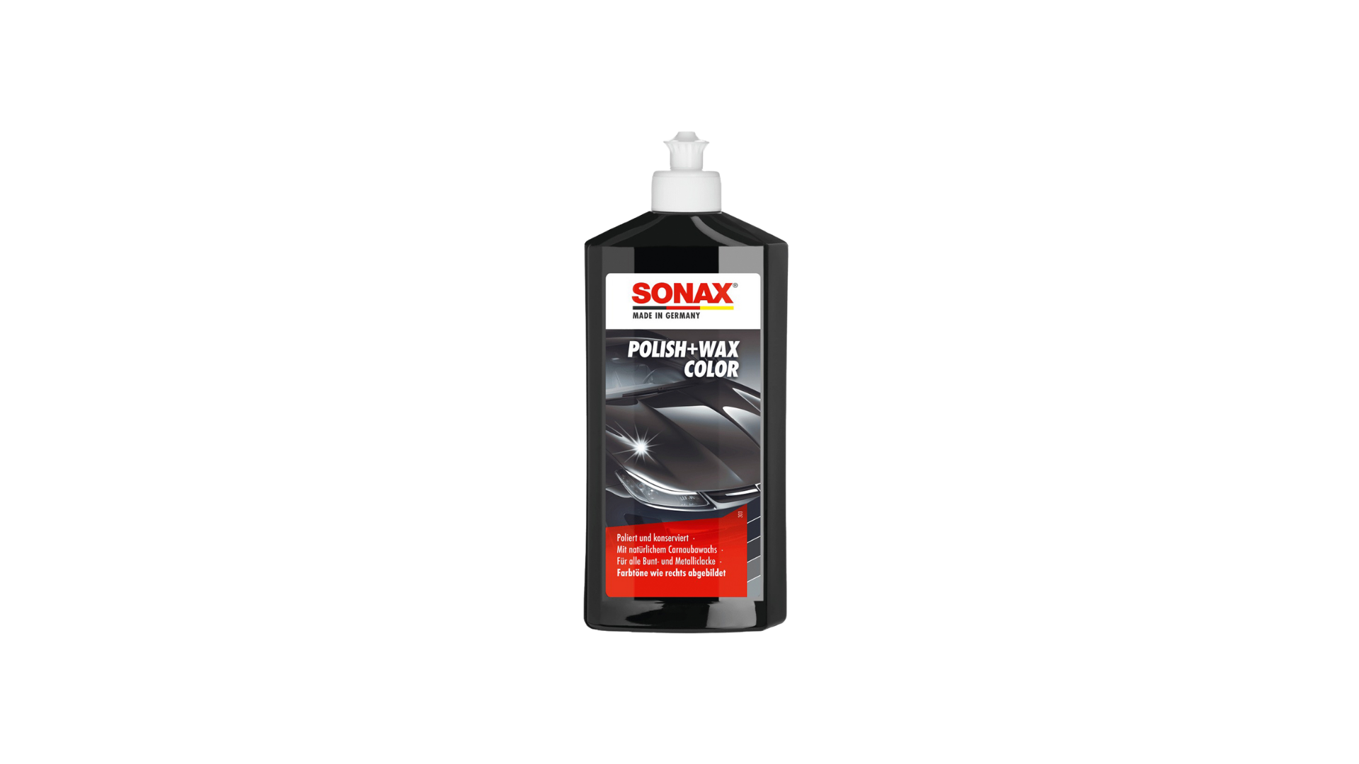 SONAX CERA POLISH NEGRO 500ML UNIDAD - 1