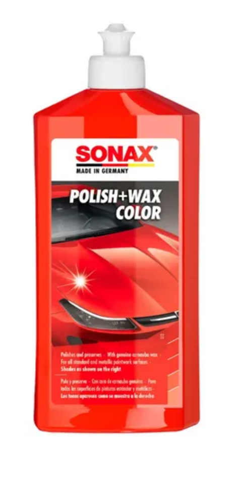SONAX CERA POLISH ROJO 500ML UNIDAD - 1