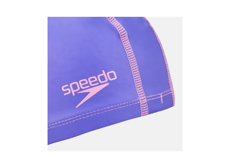 GORRO SPEEDO LONG HAIR PACE CAP MORADO NATACIÓN JUNIOR - 4