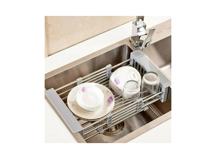 ESCURRIDOR PLATA RETRACTIL ACERO INOXIDABLE - 2