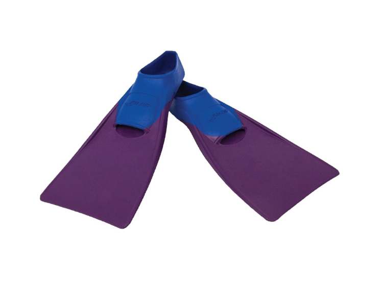ALETAS NATACIÓN FINIS FLOTANTES LARGAS JUNIOR BLUE PURPLE XXXXS 24-26 - 1