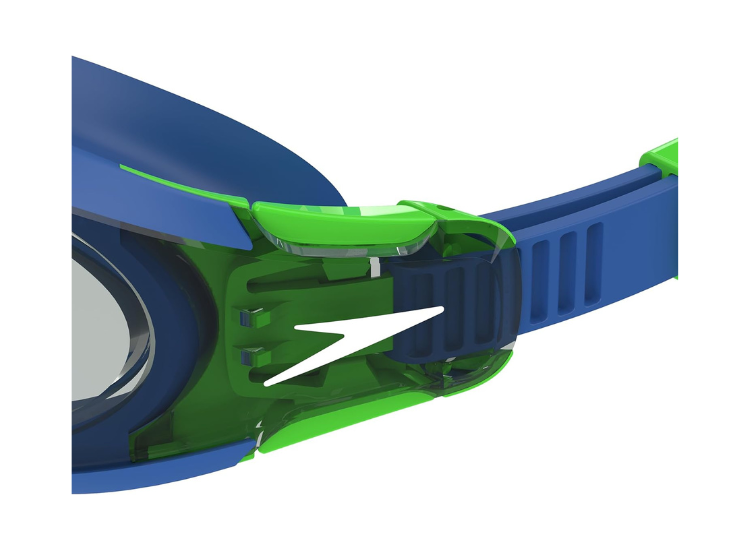 LENTE NATACION SPEEDO HYDROSITY 2.0 JUNIOR BLUE GREEN - 3