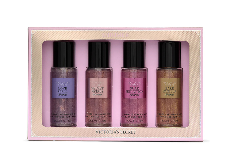 SET DE VICTORIA'S SECRET 4 SHIMMER MISTS 75 ML - 1