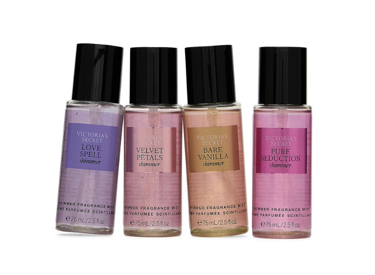SET DE VICTORIA'S SECRET 4 SHIMMER MISTS 75 ML - 2