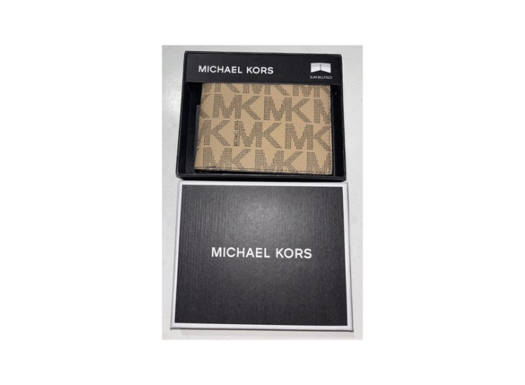 BILLETERA MICHAEL KORS JET SET HOMBRE - CAMEL - 1